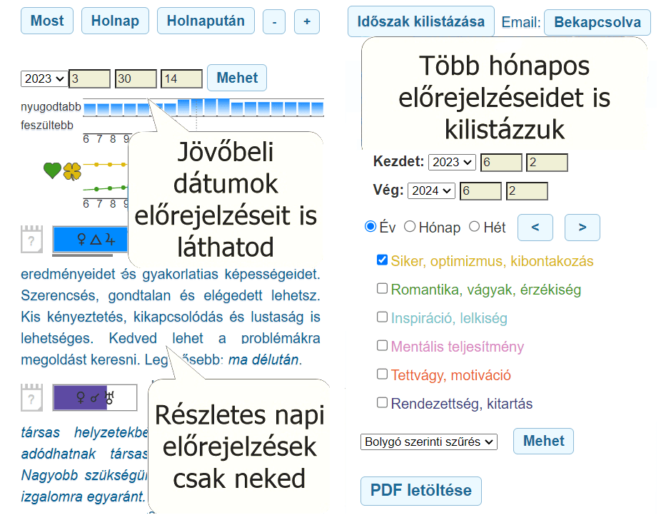 Előfizetés bemutató