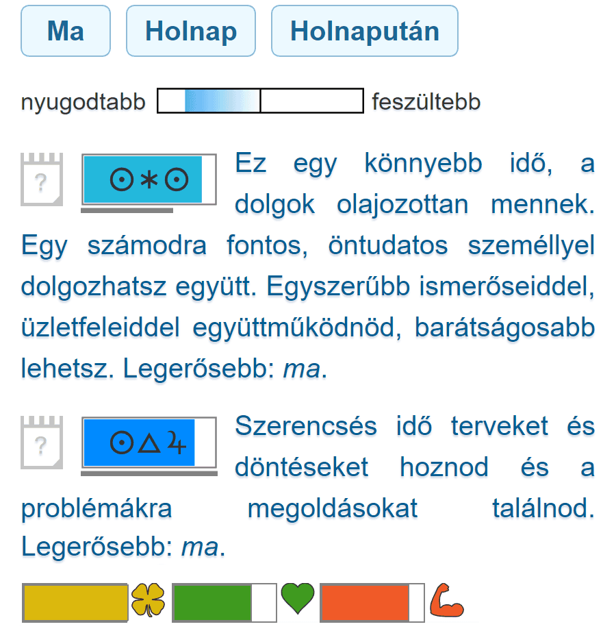 Napi horoszkóp