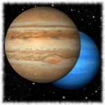 Jupiter Neptunusz együttállás 2022. április